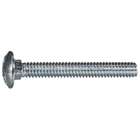 Midwest Fastener 1/4"-20 x 2" Zinc Plated Grade 5 Steel Coarse Thread Carriage Bolts 100PK 07483